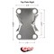 Service Caster 3 Inch SS Gray Polyurethane Wheel Rigid Top Plate Caster SCC-SS20R314-PPUB - alternate 4